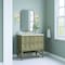 James Martin Vanities Emmeline 36in Single Vanity, Pebble Oak w/ 3 CM Eternal Jasmine Pearl Top D100-V36-PBO-3EJP - alternate 4